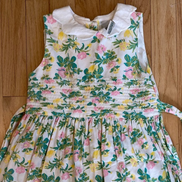 VINTAGE Girl’s Floral Laura Ashley Dress Size 6 Cottagecore Farmhouse Style - Picture 4 of 8